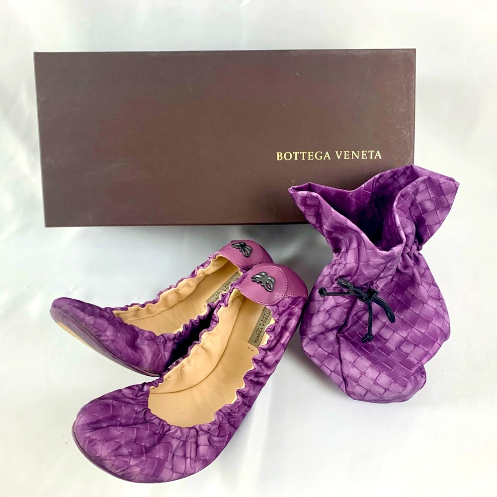 Bottega Veneta- Ballerina style travel flats